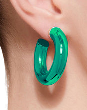 Load image into Gallery viewer, BARBARELLA COLLECTION - 18KT GOLD - STERLING SILVER - EX-SMALL - GREEN