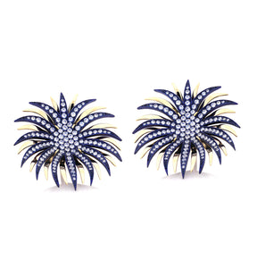 FIREWORKS - 18KT GOLD - BLUE