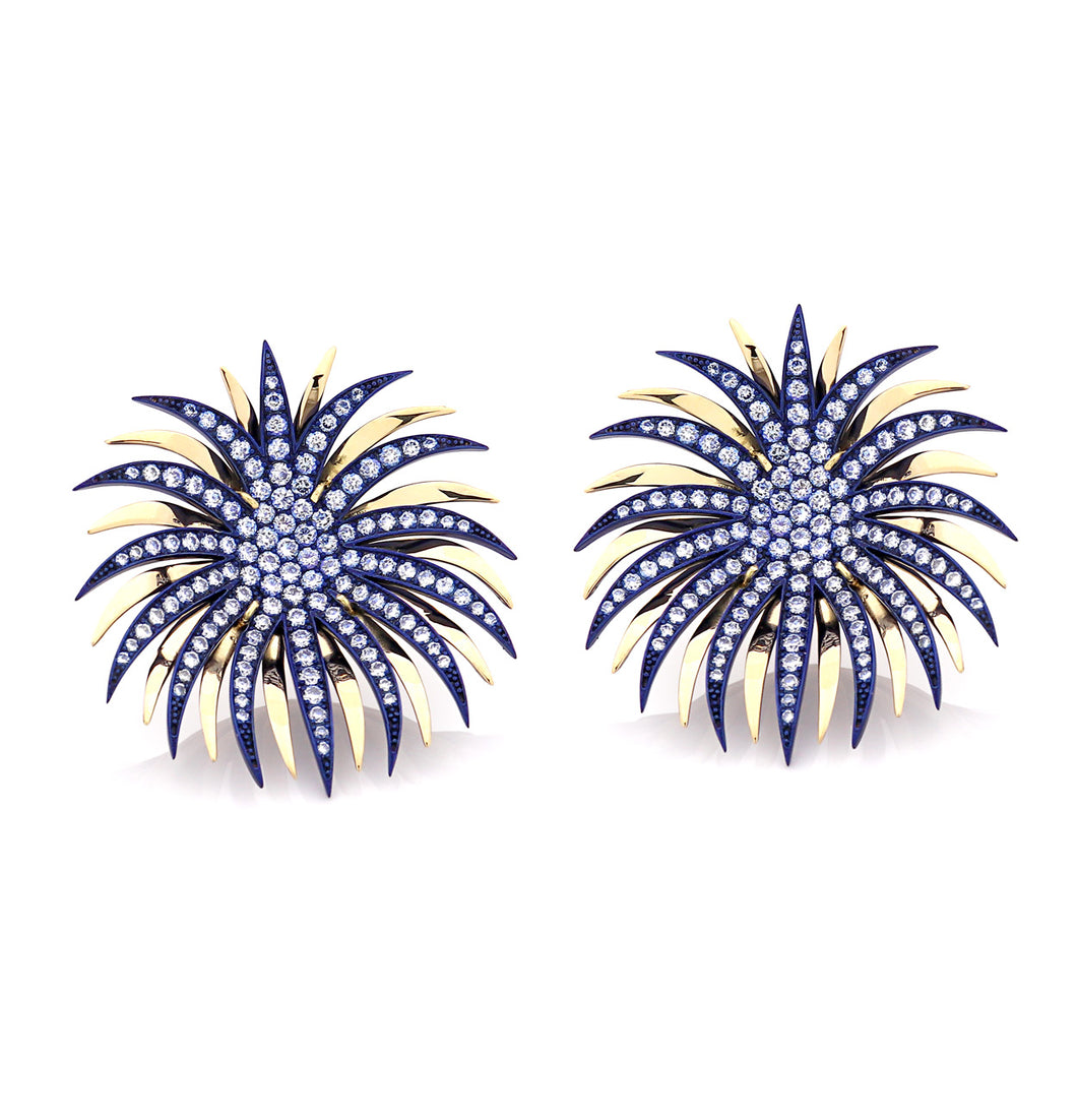 FIREWORKS - 18KT GOLD - BLUE