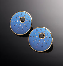 Load image into Gallery viewer, &quot;DISCO&quot; - TITANIUM / SAPPHIRES - SMALL