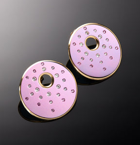 "DISCO" - TITANIUM / SAPPHIRES - SMALL