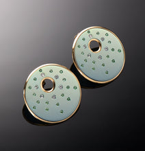 Load image into Gallery viewer, &quot;DISCO&quot; - TITANIUM / SAPPHIRES - SMALL