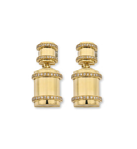 THE BULLET COLLECTION 18KT GOLD EARRINGS - SMALL