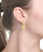 Load image into Gallery viewer, THE BULLET COLLECTION 18KT GOLD EARRINGS - SMALL