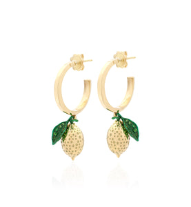 "LOVE LEMONS" - 18KT GOLD - EARRINGS