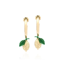 Load image into Gallery viewer, &quot;LOVE LEMONS&quot; - 18KT GOLD - EARRINGS