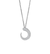 Load image into Gallery viewer, GOCCE COLLECTION WHITE DIAMONDS NECKLACE - 18KT WHITE GOLD