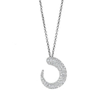 Load image into Gallery viewer, GOCCE COLLECTION WHITE DIAMONDS NECKLACE - 18KT WHITE GOLD