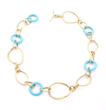 Load image into Gallery viewer, STELLA COLLECTION 18KT GOLD NECKLACE - TURQUOISE