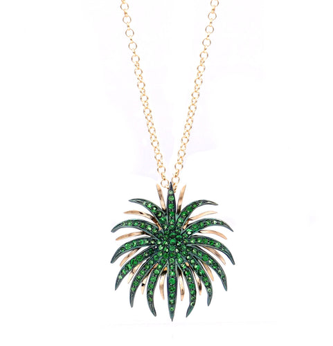 FIREWORKS - 18KT GOLD - TSAVORITES