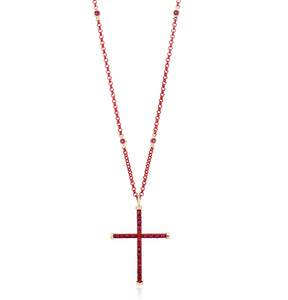CROSS - 18KT YELLOW GOLD - STERLING SILVER - TITANIUM
