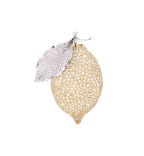 Load image into Gallery viewer, &quot;LOVE LEMONS&quot; - 18KT GOLD - WHITE DIAMONDS - PENDANT - EX-LARGE