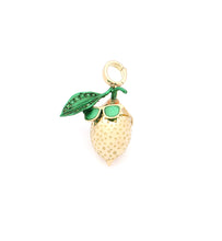 Load image into Gallery viewer, &quot;LOVE LEMONS&quot; - SUNGLASSES - 18KT GOLD - TSAVORITES - CHARM/PENDANT - LARGE
