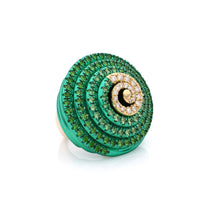 Load image into Gallery viewer, &quot;UN TUFFO NEL VERDE&quot; - 18KT GOLD