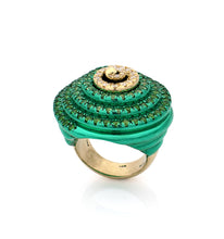 Load image into Gallery viewer, &quot;UN TUFFO NEL VERDE&quot; - 18KT GOLD