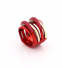 Load image into Gallery viewer, &quot;LIZZY&quot; - 18KT GOLD - RUBIES
