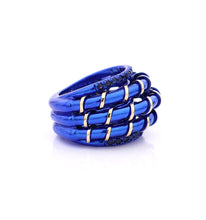 Load image into Gallery viewer, &quot;APERITIVO&quot; - 18KT GOLD - BLUE SAPPHIRES