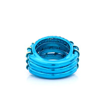 Load image into Gallery viewer, &quot;APERITIVO&quot; - 18KT GOLD - LIGHT BLUE SAPPHIRES
