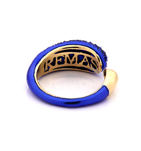 GOCCE COLLECTION - 18KT GOLD - COBALT BLUE