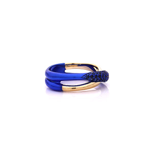 "MARGAUX" - 18KT GOLD - BLUE SAPPHIRES