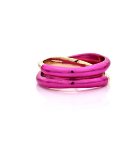 "MARGAUX" - 18KT GOLD - PINK SAPPHIRES