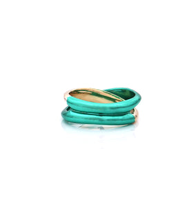 "MARGAUX" - 18KT GOLD - TSAVORITES