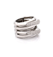 Load image into Gallery viewer, &quot;LIZZY&quot; - 18KT WHITE GOLD - WHITE DIAMONDS