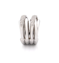 Load image into Gallery viewer, &quot;LIZZY&quot; - 18KT WHITE GOLD - WHITE DIAMONDS