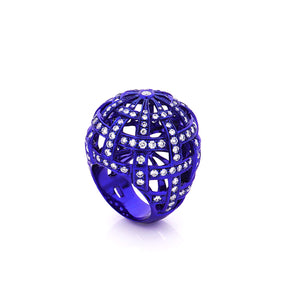 "BLUE CAGE" - 18KT GOLD