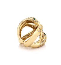 Load image into Gallery viewer, &quot;KHALIFA&quot; - 18KT GOLD - WHITE DIAMONDS